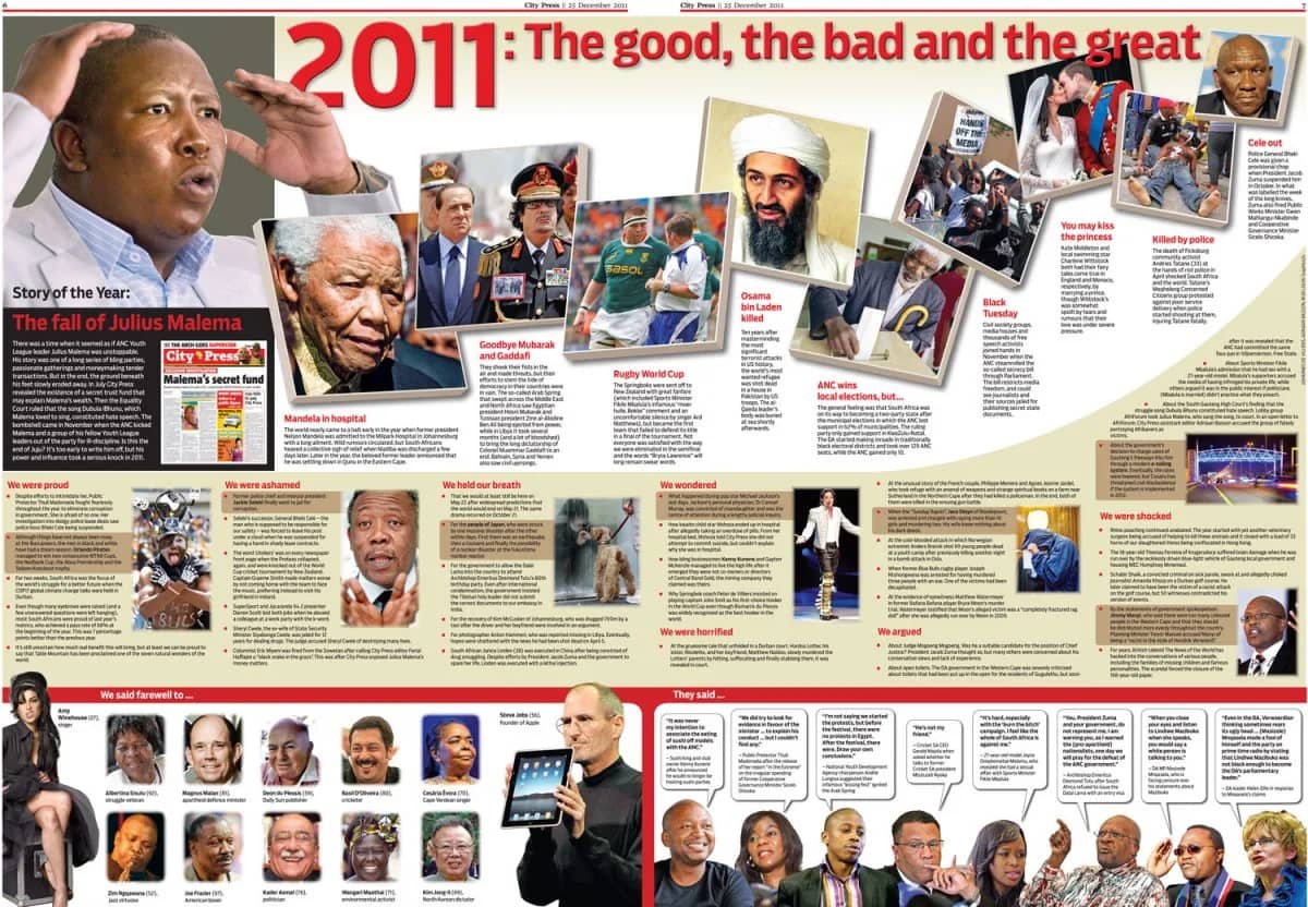 Infographic: 2011, the good, the bad and the great