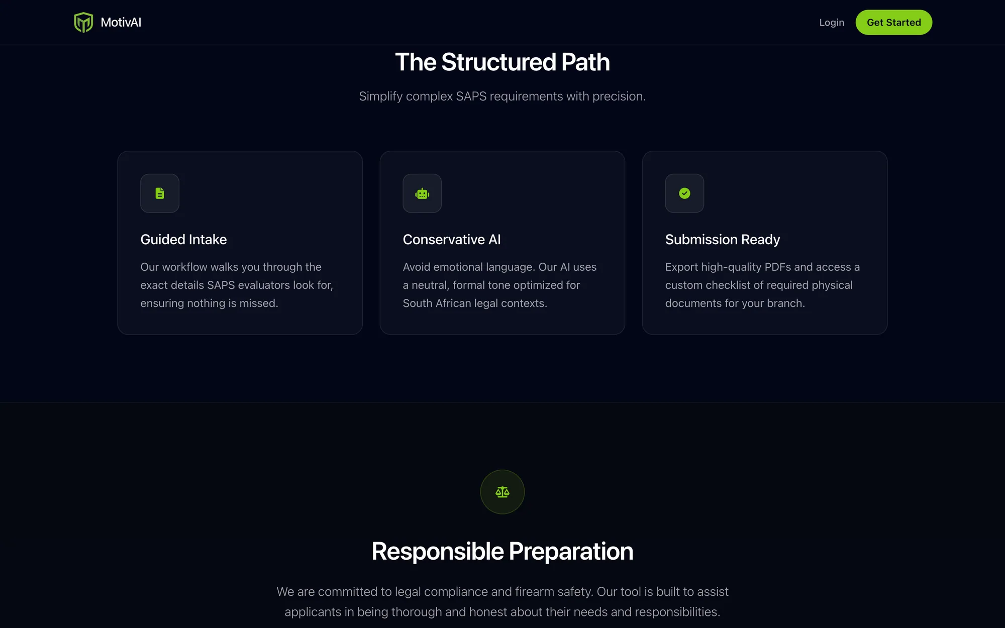 MotivAI’s guided, structured path